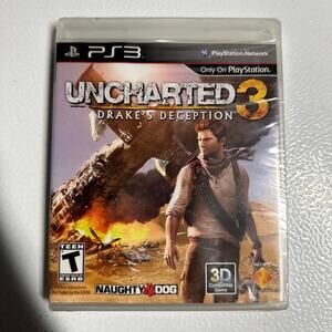 Sony PS3 Playstation 3 Uncharted 3: Drake's Deception SEALED